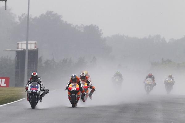 雨天レースとなったフランスGP