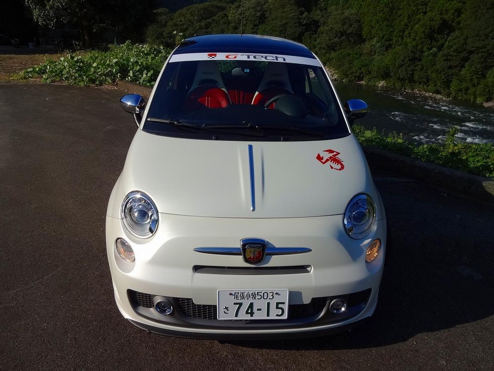 最強のアバルトAbarth 595 50th Aniversario G-TECH EVO-R224