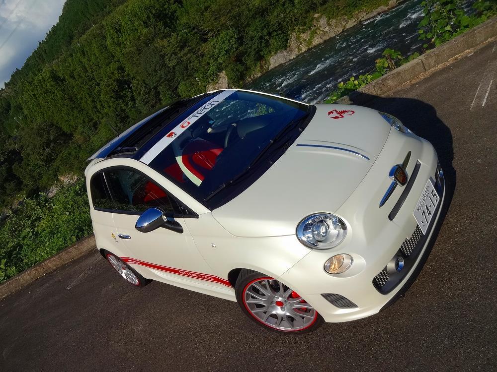 最強のアバルトAbarth 595 50th Aniversario G-TECH EVO-R224