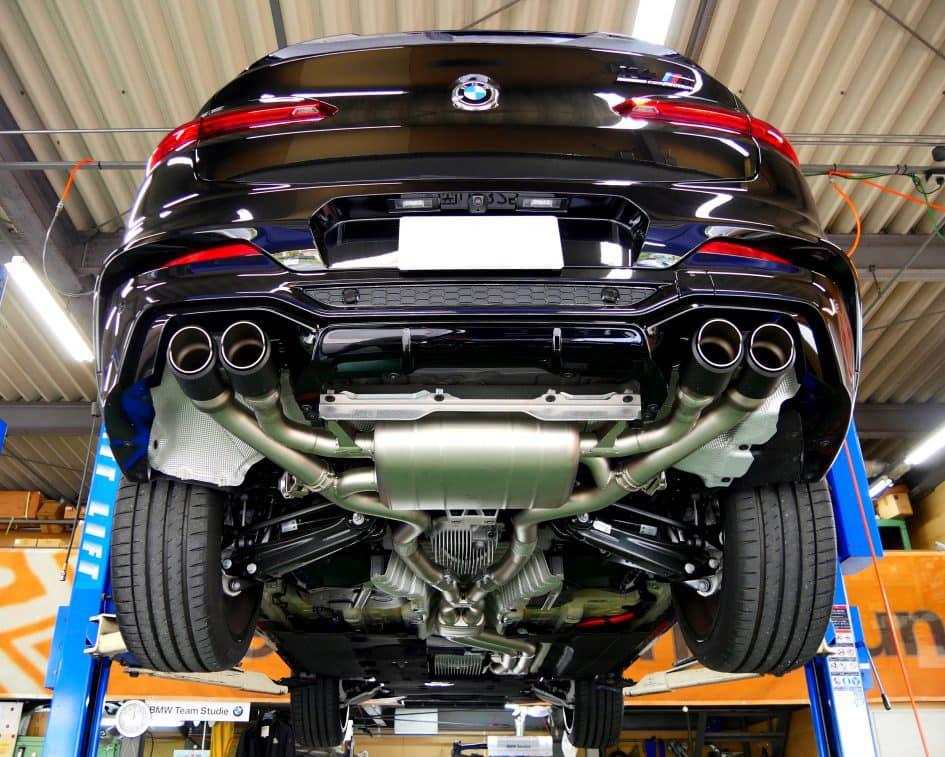 BMW F98 X4Ｍ スリップオンライン AKRAPOVIC X4M マフラー エキゾーストシステム テールパイプセット アクラポビッチ  コンペティション